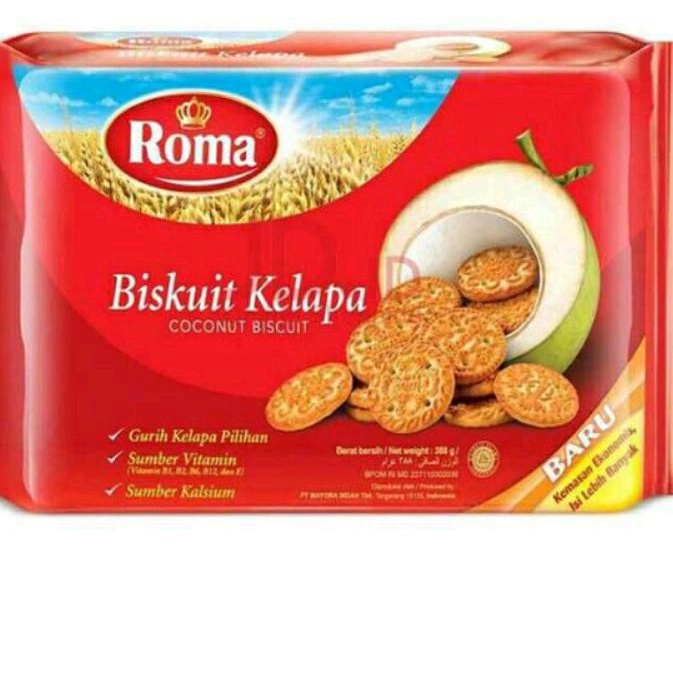 

Roma biskuit kelapa 300 gram