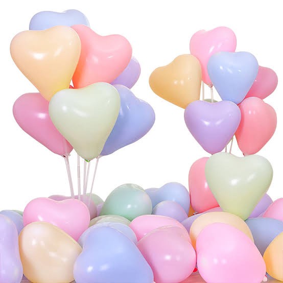 balon latex macarons pastel love isi 10 12 inch 12&quot; macaron candy