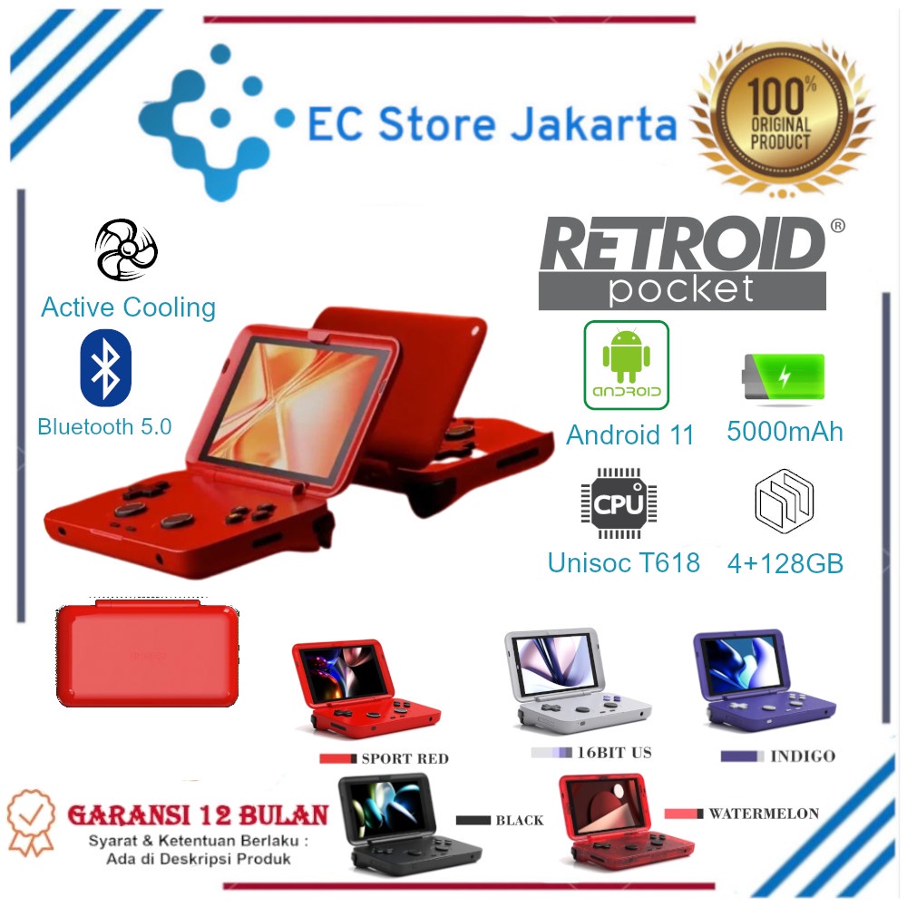 Retroid Pocket Flip Handheld Retro Game Player Android System Portable Game Console