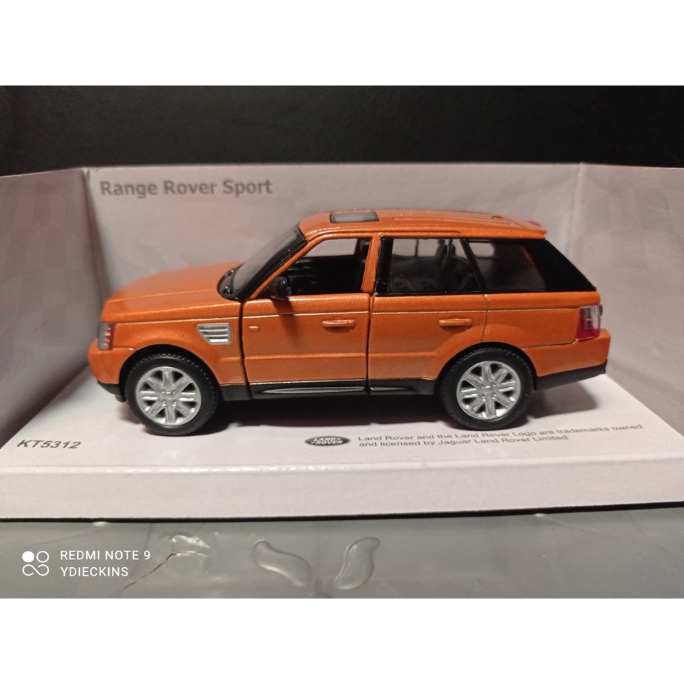 Diecast Kinsmart Miniatur Mobil Range Rover Sport - Orange