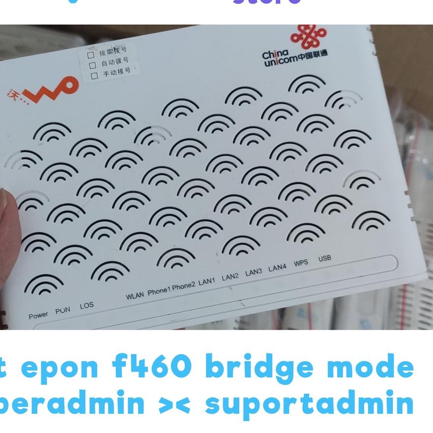 ☼ EPON ONU ONT WIFI ZTE F460 V6 1GE 3FE ➺
