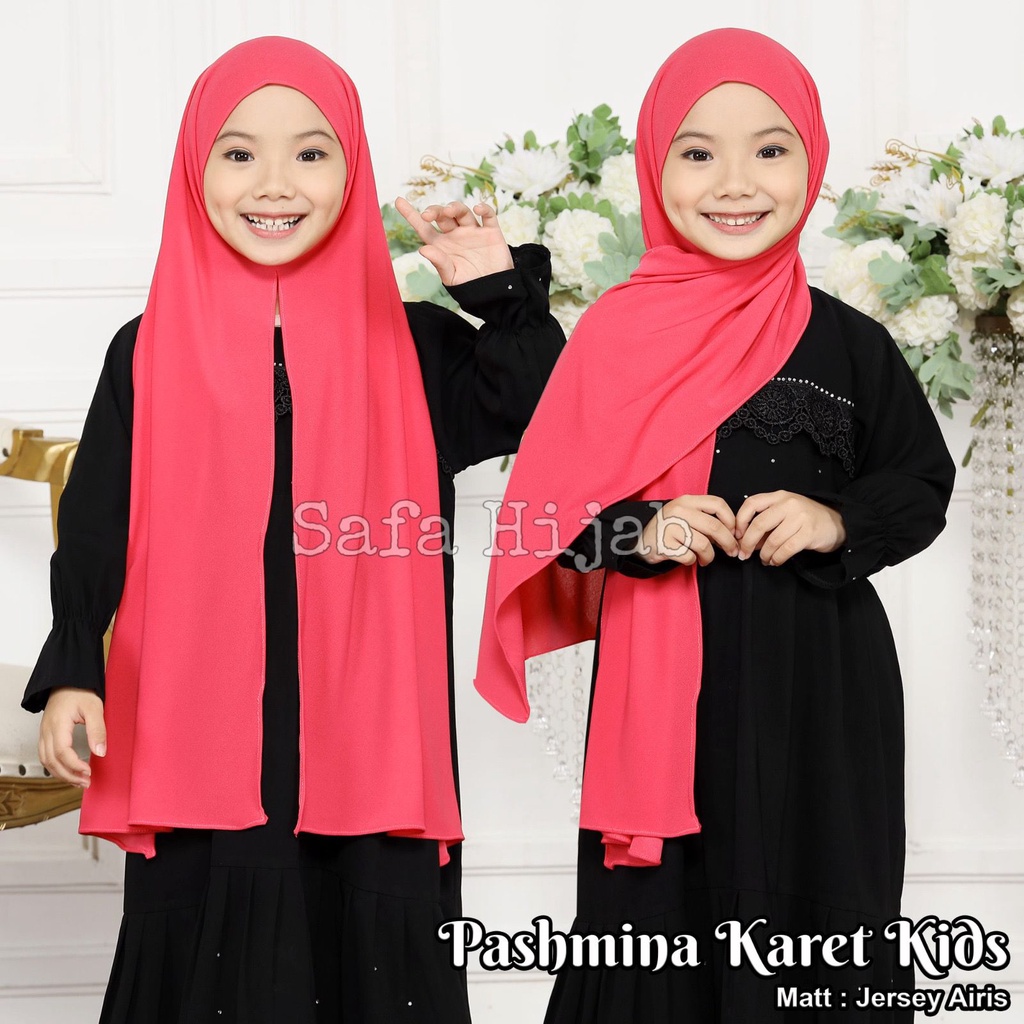 Kerudung anak Pashmina Anak bahan jersey Airis Safa Hijab