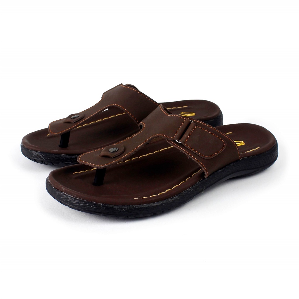 Sandal Kulit Pria Model Casual Terbaru CV 02