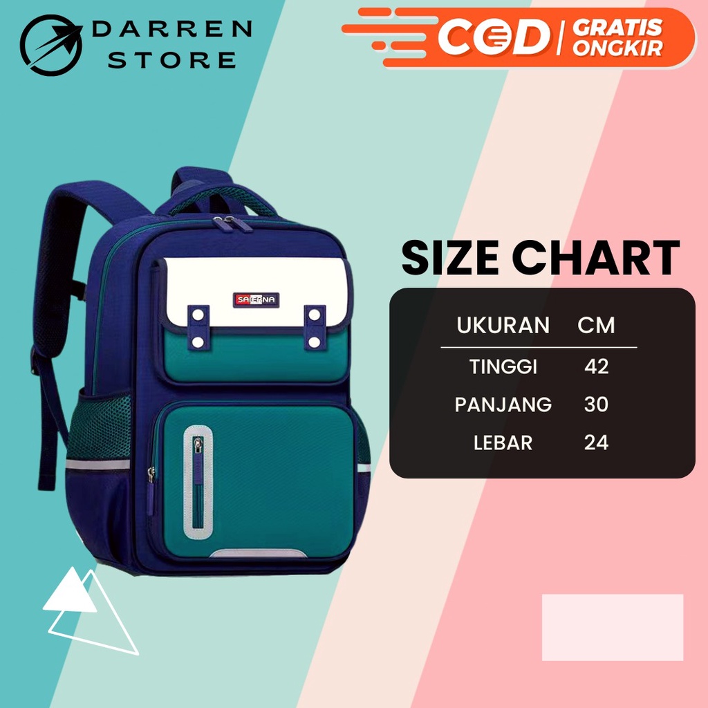 Ransel sekolah DSTR 2023 Tas Anak Model Korea Fashion Import