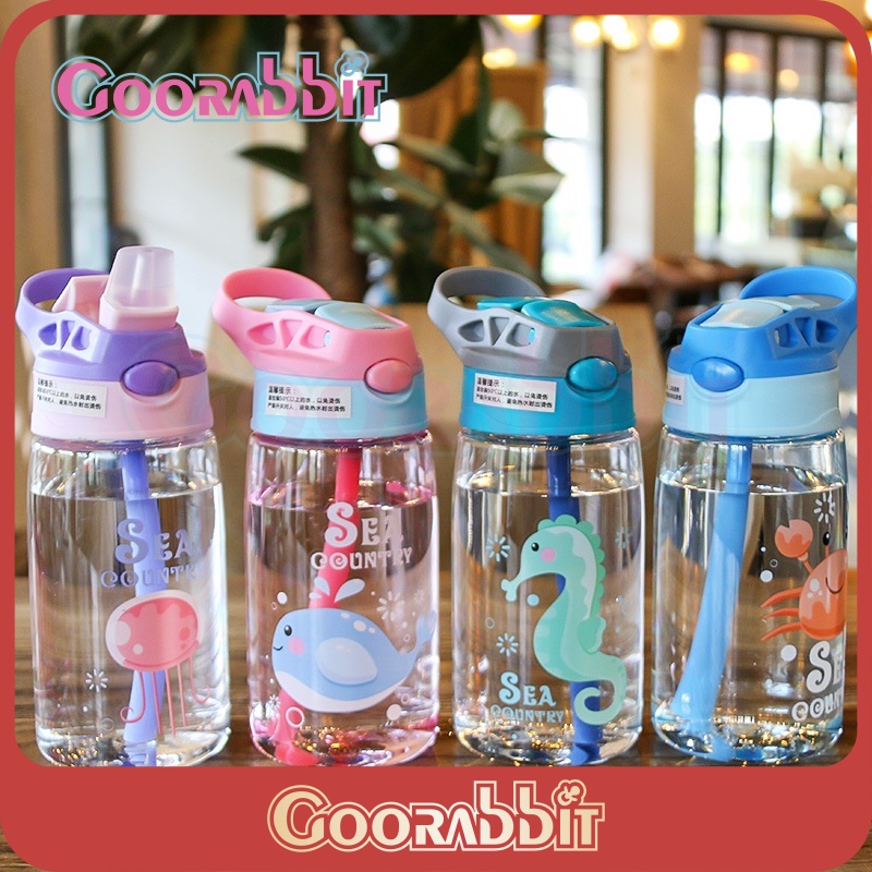 Goorabbit Cangkir Air Anak Duckbill Straw Cup/Anti Bocor