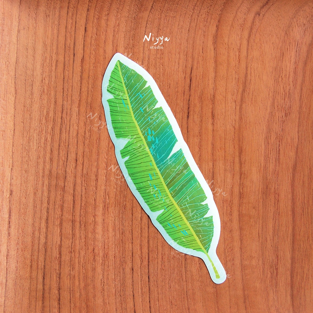 

Sticker | Daun Pisang-pisangan / Banana Leaf | Plant Botanical Sticker | Journaling | Stationery Aesthetic