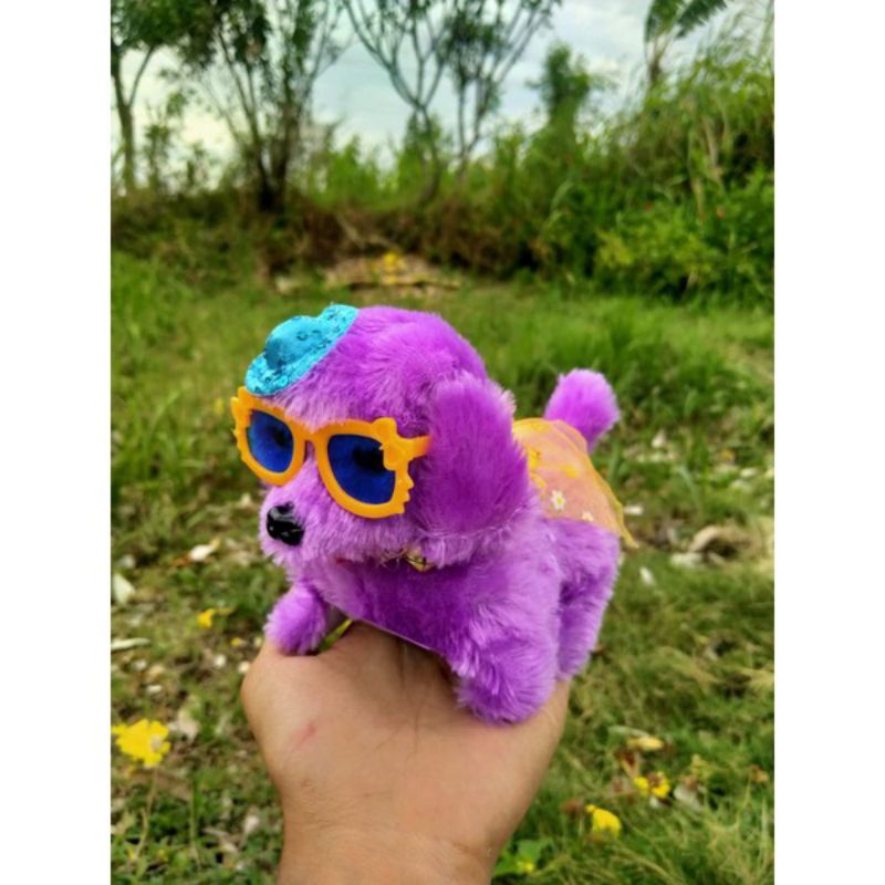 MAINAN ROBOT ANJING BERJALAN MENGGONGGONG