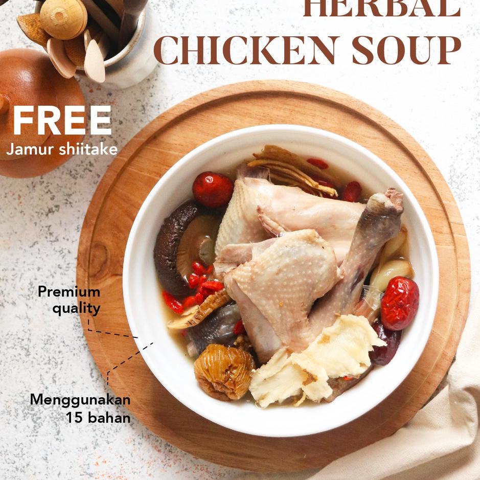 

☄️NEW✨ Chicken Herbal Soup Premium 15 bahan / sup ayam obat / ciakpo / tim ayam obat