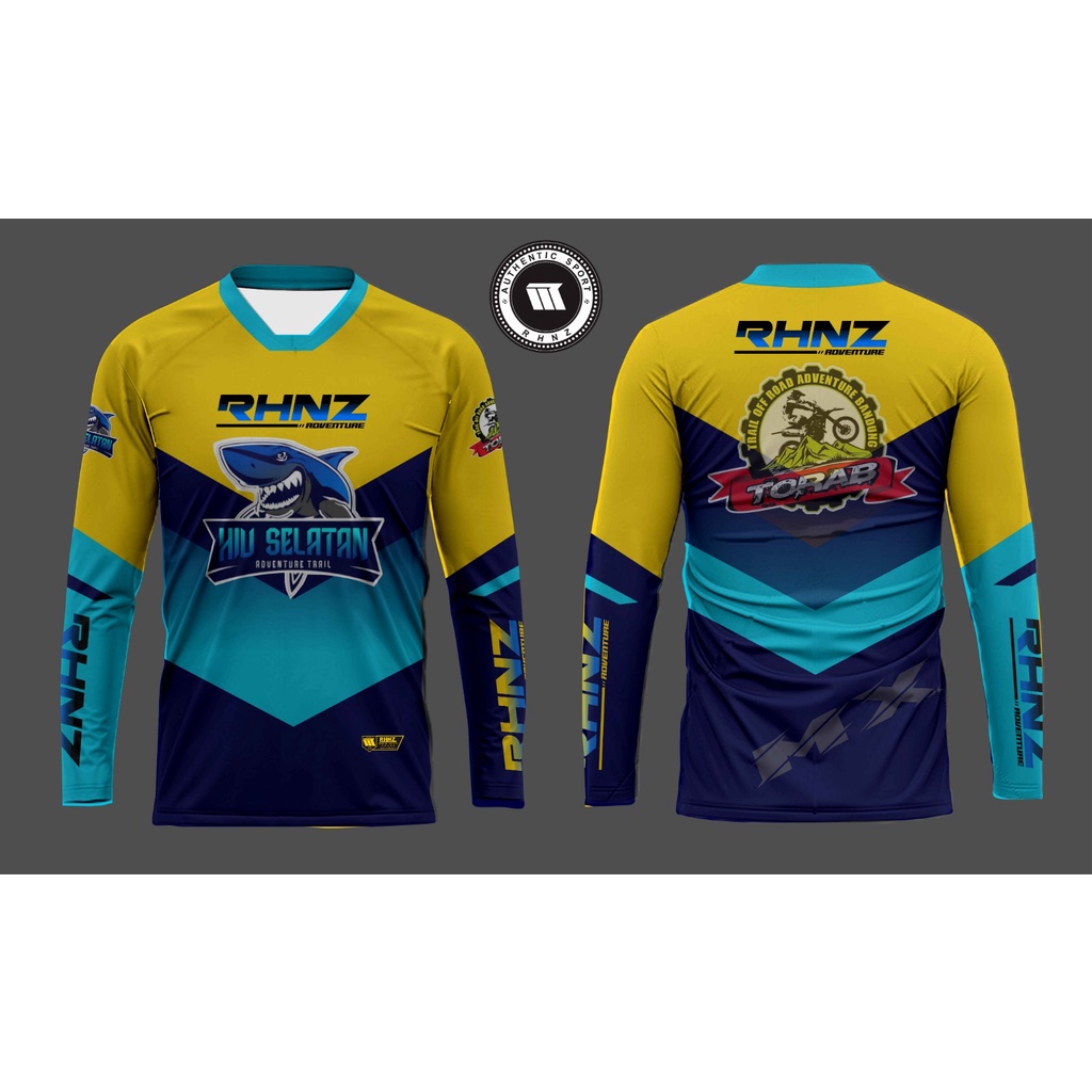 JERSEY PRINTING ADVENTURE TRAIL TERBARU 2023/FULLPRINT JERSEY BISA CUSTOM BEBAS/ATASAN LENGAN PANJAN