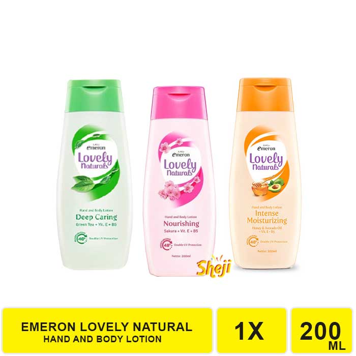 EMERON LOVELY NATURAL BODY LOTION 200ML