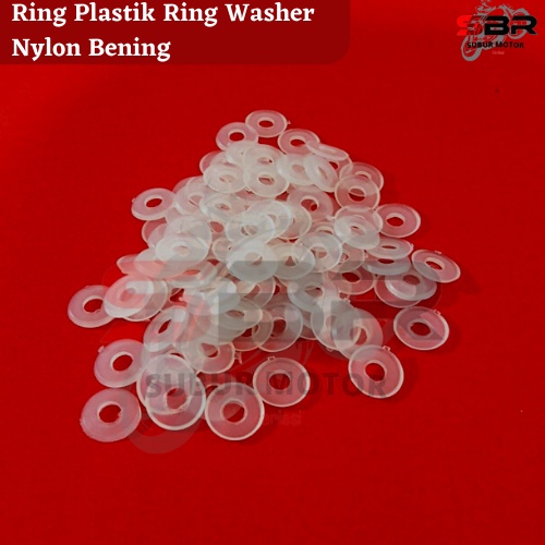 "Ring Plastik Ring Washer Nylon Bening O Ring Murah Ring Baut Bodi Body Fairing Whindshiel Whinsil W