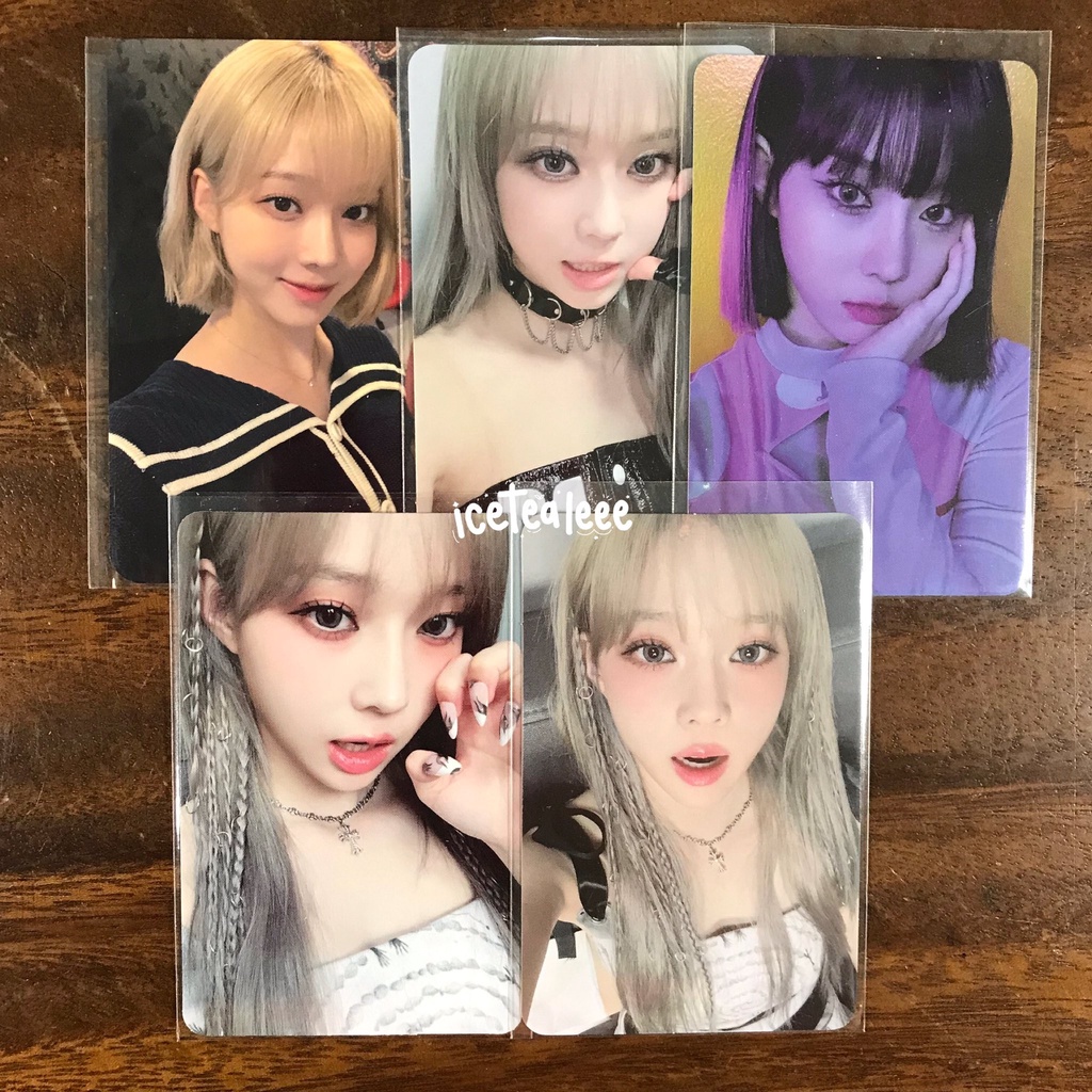 [ready stock TAKE ALL ONLY] winter aespa photocard mumo girls round 1 photopack event maung mangap h