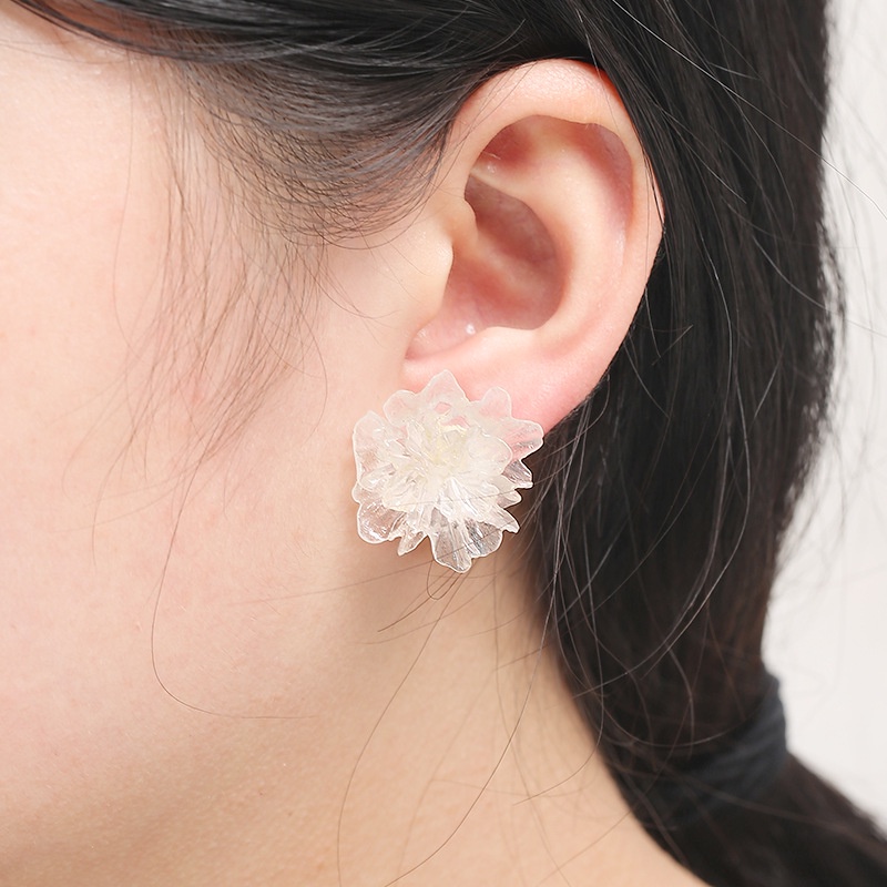 Anting Bunga Spring Anna's Bahan Akrilik Import