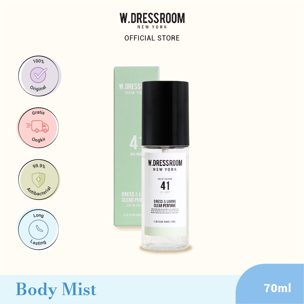 W.DRESSROOM Dress &amp; Living Clear Perfume No. 41 Jas-Mint (70ml)