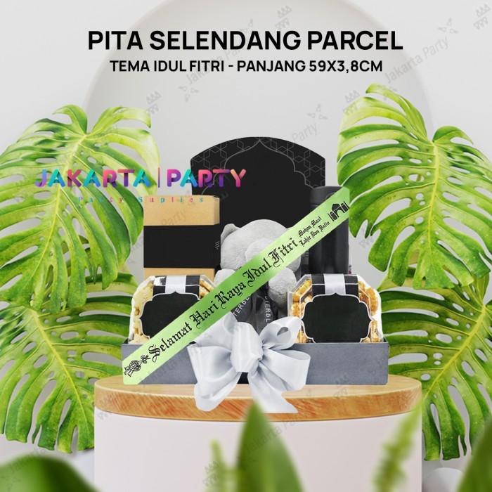 

Pita Parcel Selamat Hari Raya Idul Fitri Hijau Muda / Pita Lebaran 051