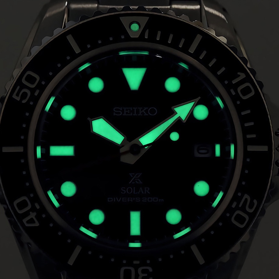 Seiko Prospex SNE589P1 Solar Diver Black - Jam Tangan Pria SNE589