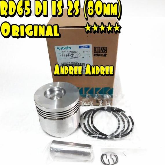 RD65 DI 1S 2S Piston Pen Ring Kit Kubota RD 65 RD-65 DI 1S 2S - 80 mm  - Original - Asli