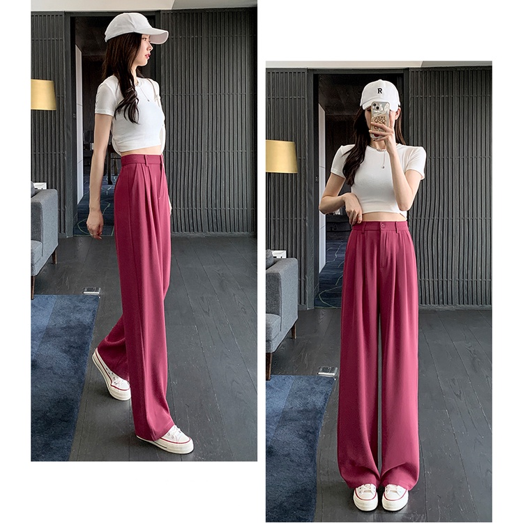 Highwaist Kulot Loose Wanita Kekinian / Celana Panjang Setelan Wanita Korea Style