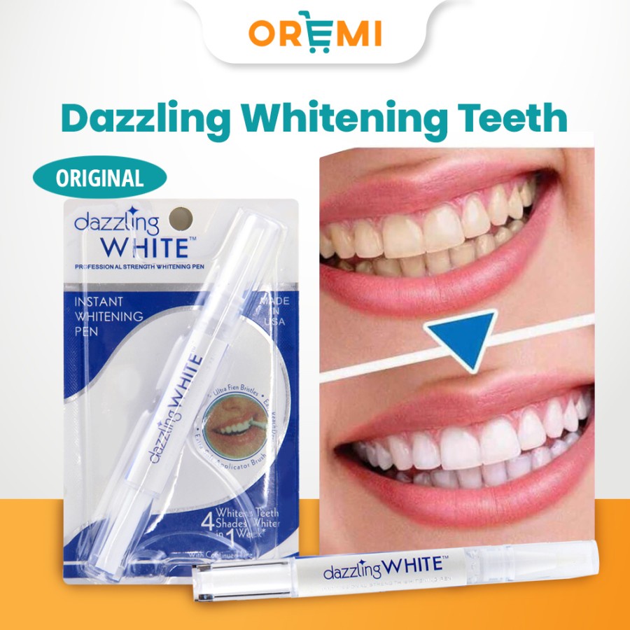 Dazzling Whitening Pen / Pemutih Gigi dan Karang Gigi Memutihkan Permanen Dazzling White Pen