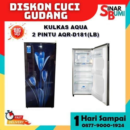 KULKAS AQUA LEMARI ES 1 PINTU 150L AQR-D181 LB