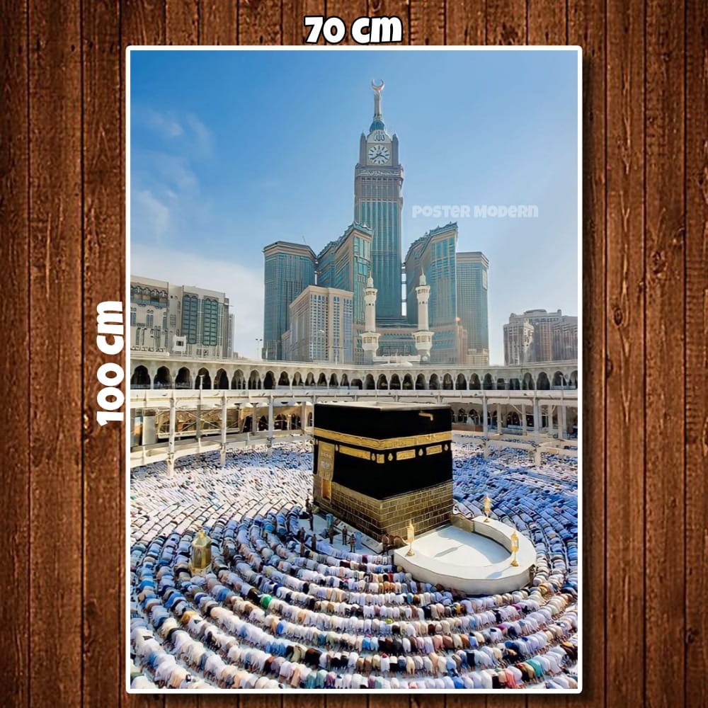 HIASAN DINDING KABAH MEKAH CODE29 VERTIKAL XTRA JUMBO 50X100CM 70X100CM 100X150CM 100X200CM / KABAH 