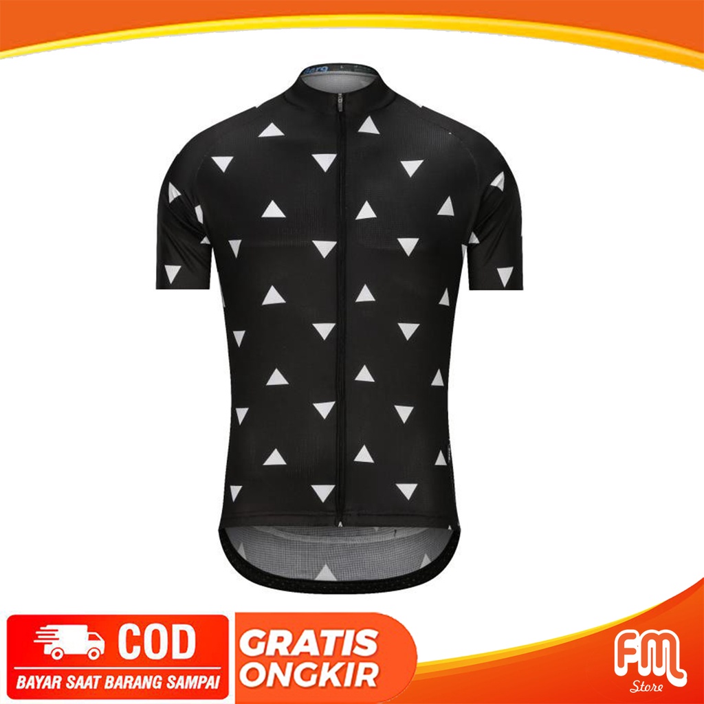 Jersey Road Bike Black Triangle Baju Sepeda MTB SELI