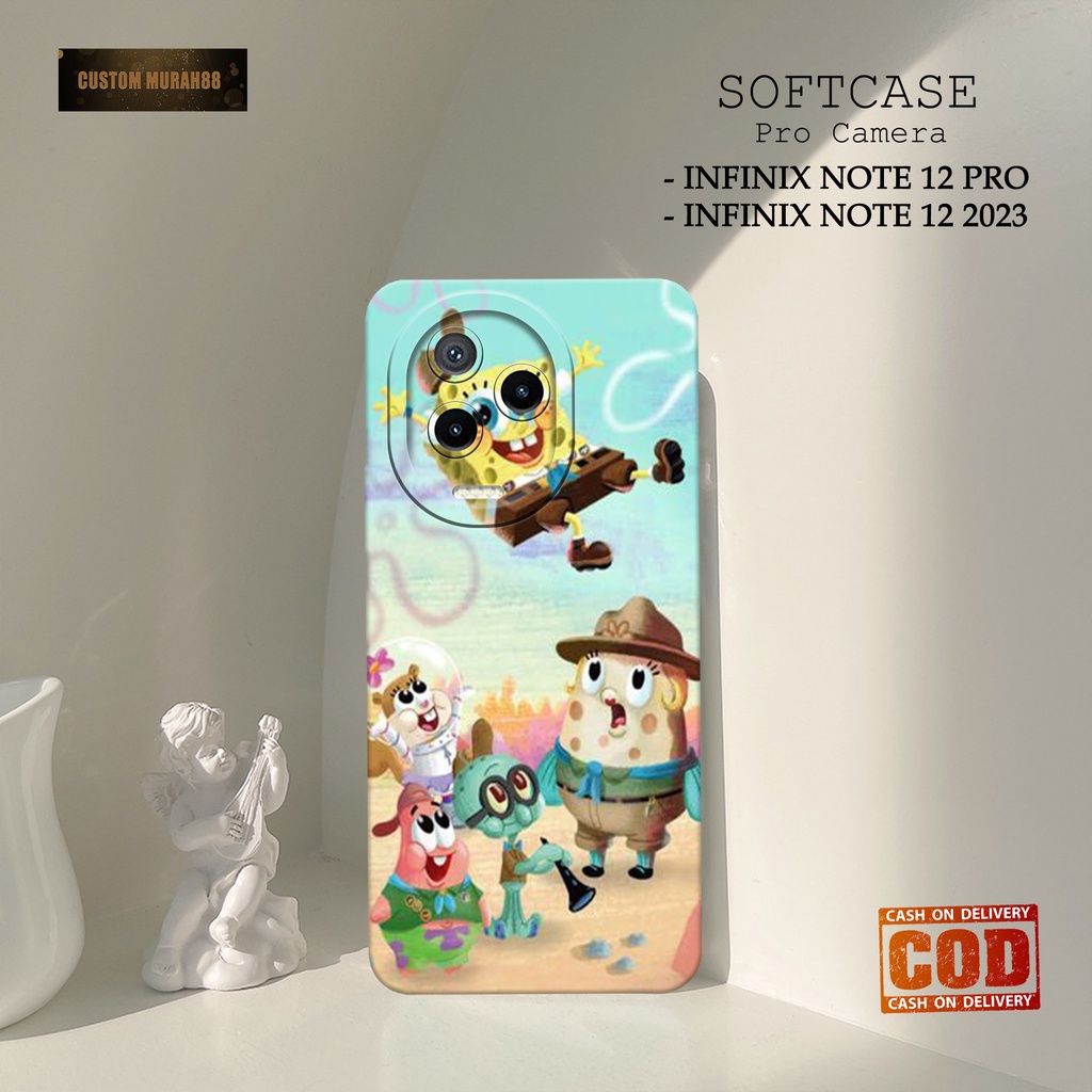 Soft case Hp Infinix Note 12 2023 / Infinix Note 12 Pro Terbaru - Fashion Case KARTUN LUCU - Cassing
