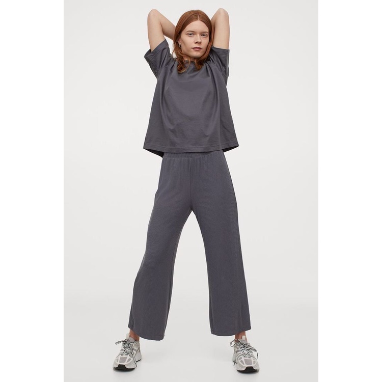 H&amp;m Ribbed Cullotes Pants