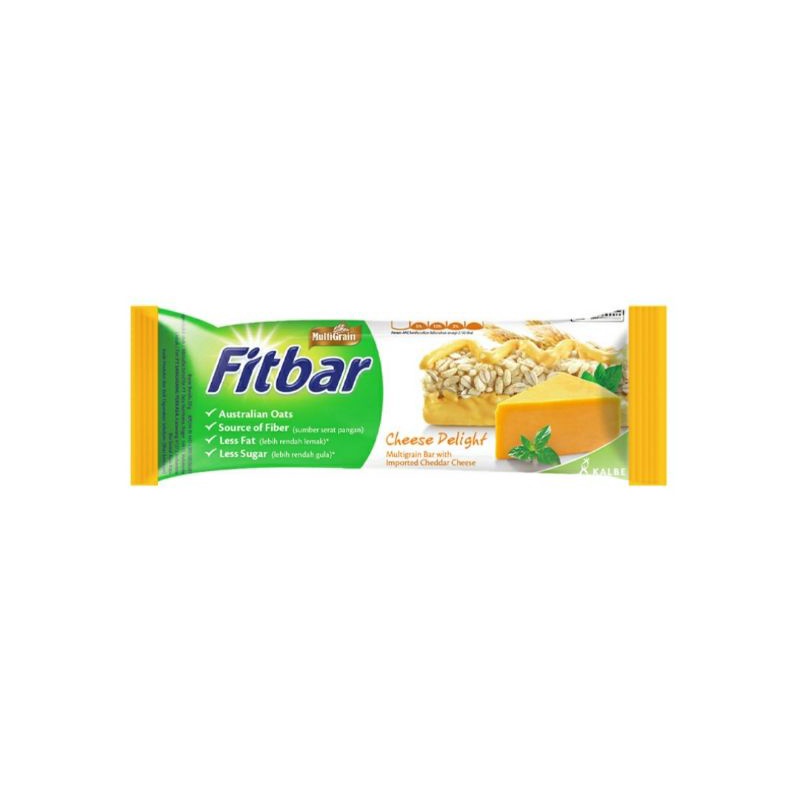 

Fitbar Multigrain Bar Cheese Delight 20g