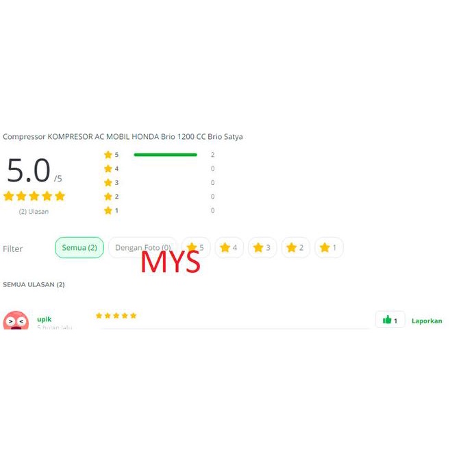 Compressor Kompresor Ac Mobil Honda Brio 1200 Cc Brio Satya