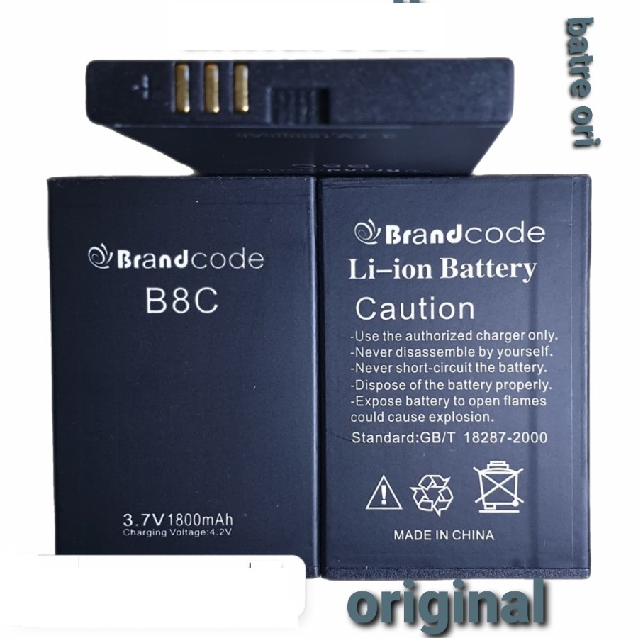 Batre Baterai Battery Brandcode B8C Original