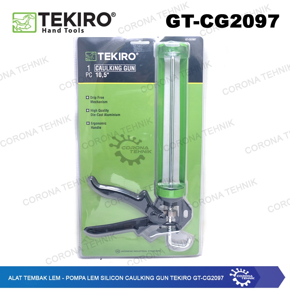 Pompa Lem Silicon Caulking Gun Tekiro GT-CG2097 - Alat Tembak Lem