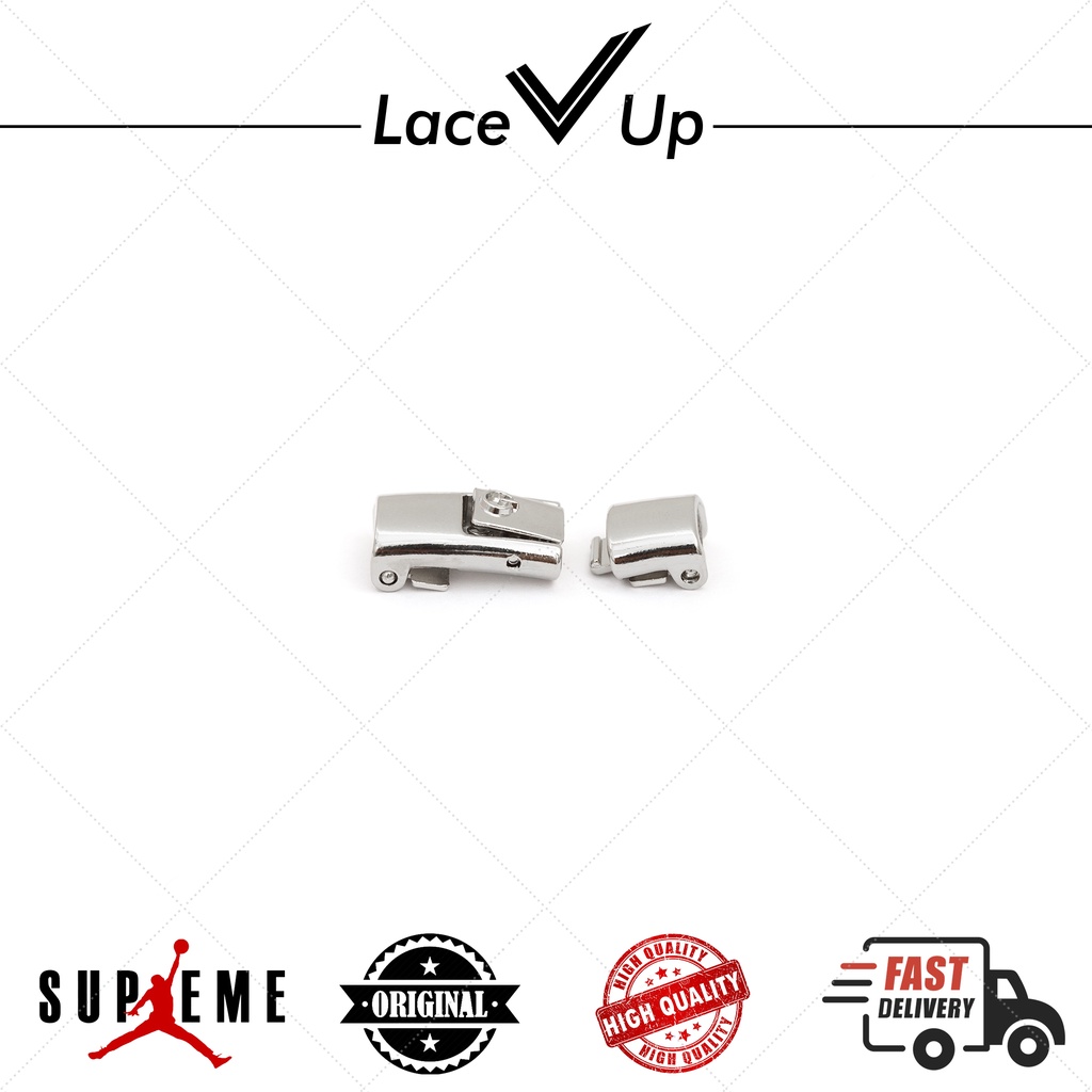 Premium Buckle Magnetic Shoe Laces Lock | Tali Sepatu Elastis Magnet