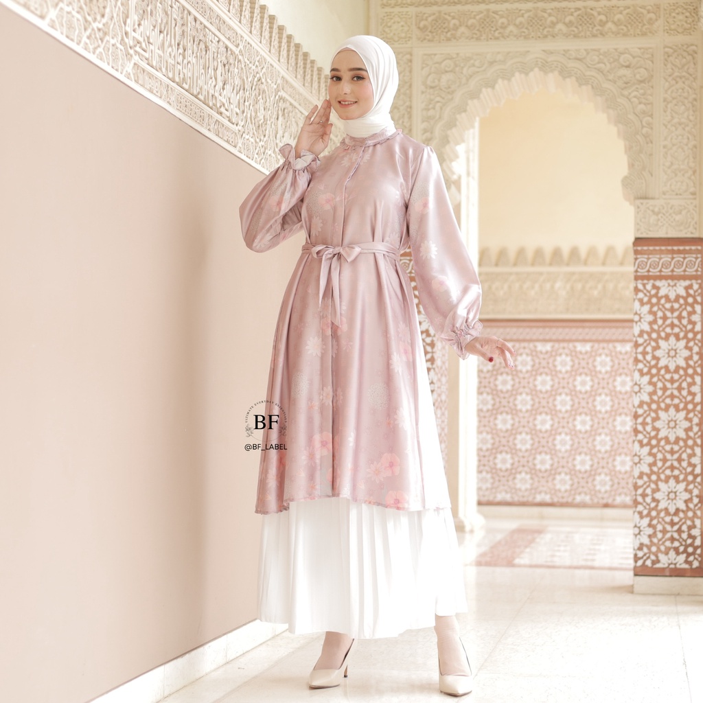 BF Label - MAHDA LONG TUNIC | Tunik Armany Silk Premium lebaran idul fitri