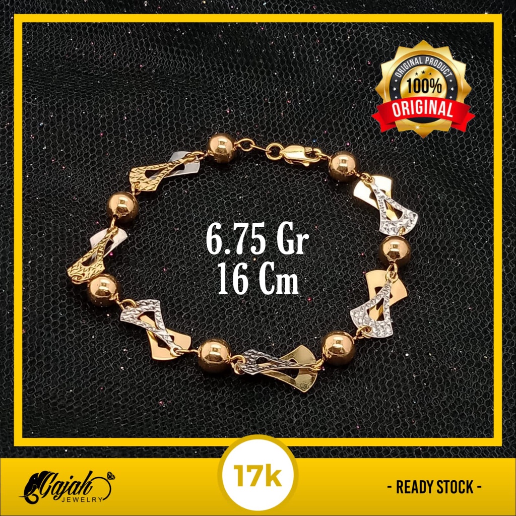 Gelang Emas 17K - 6.75 Gr Kadar 750 - 4505