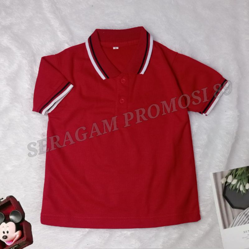 Kaos wangky polos Anak Laki-laki Unisex Usia 2th-10th / POLOSHIRT POLOS ANAK-ANAK/KAOS KERAH SERAGAM POLOS ANAK