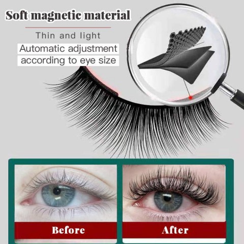 PREMIUM 5/3 Pasang MAGNETIC EYELASH 5/3 Pairs MAGNETIC EYELINER BULU MATA PALSU BULU MATA MAGNET