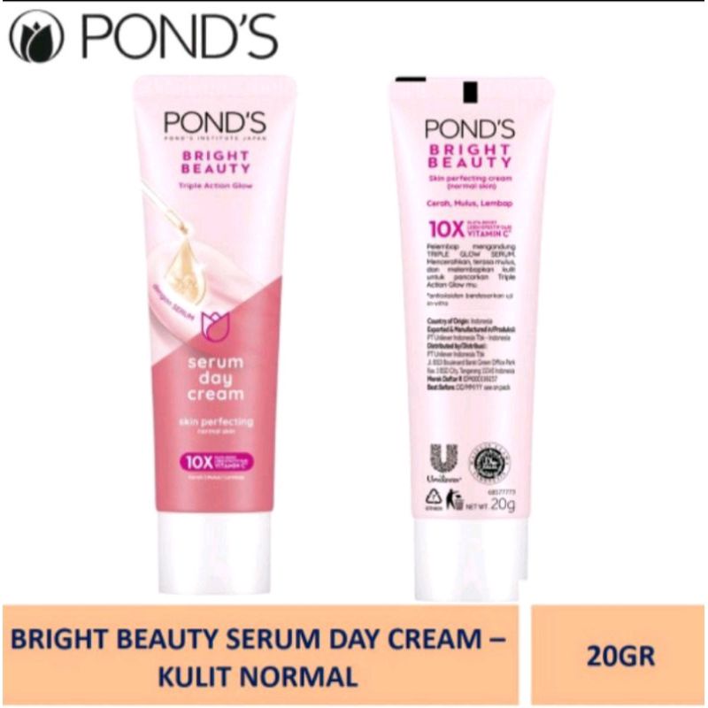 Pond's Bright Beauty Serum Day Cream 20Gr