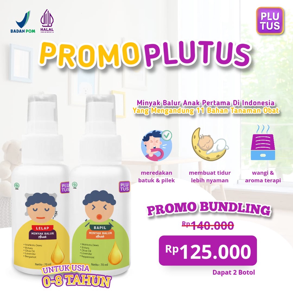 Paket Bundling Plutus Bapil dan Plutus Lelap Lebih Hemat