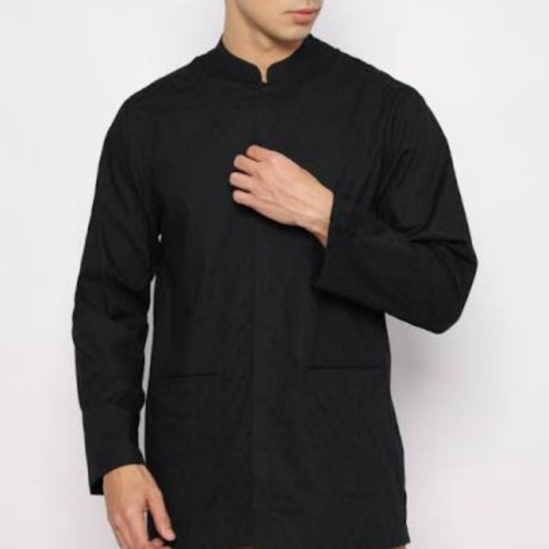 Satu lusin kemeja polos Koko pria terbaru