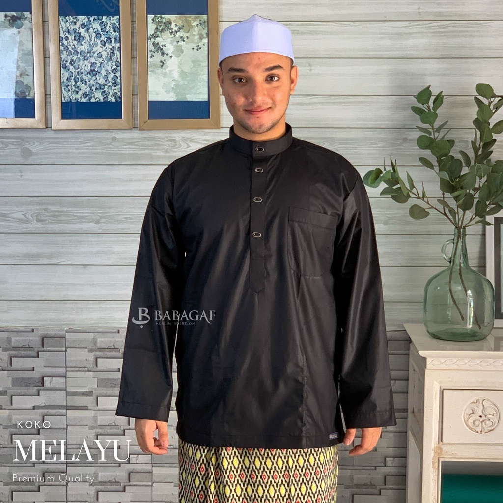 Koko Melayu Premium | Baju Koko | Baju Takwa | Baju Muslim Pria