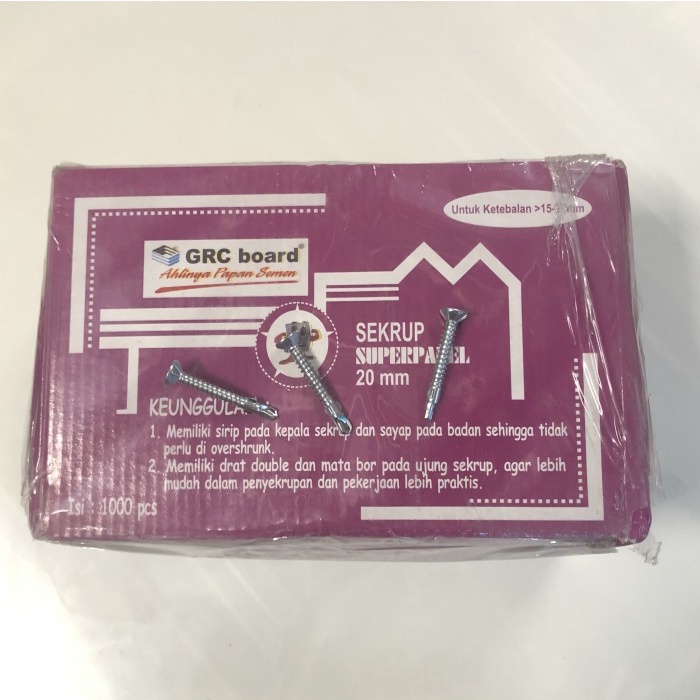 Terlaris Sekrup Grc Super Floor 15Mm Sampai 20Mm - Sekrup Super Panel Grc