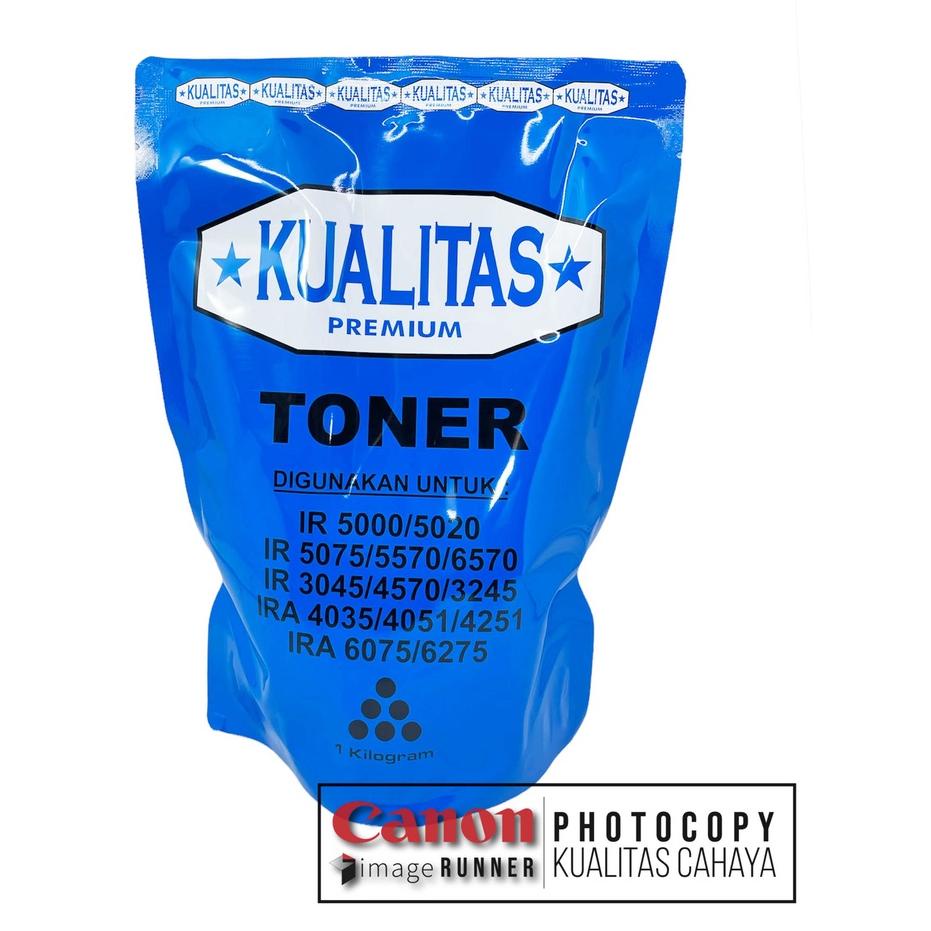 ♪ Toner Kualitas Mesin Fotokopi Canon IR 6000 IR 5075 IRA 6075 Hitam Blok ♝