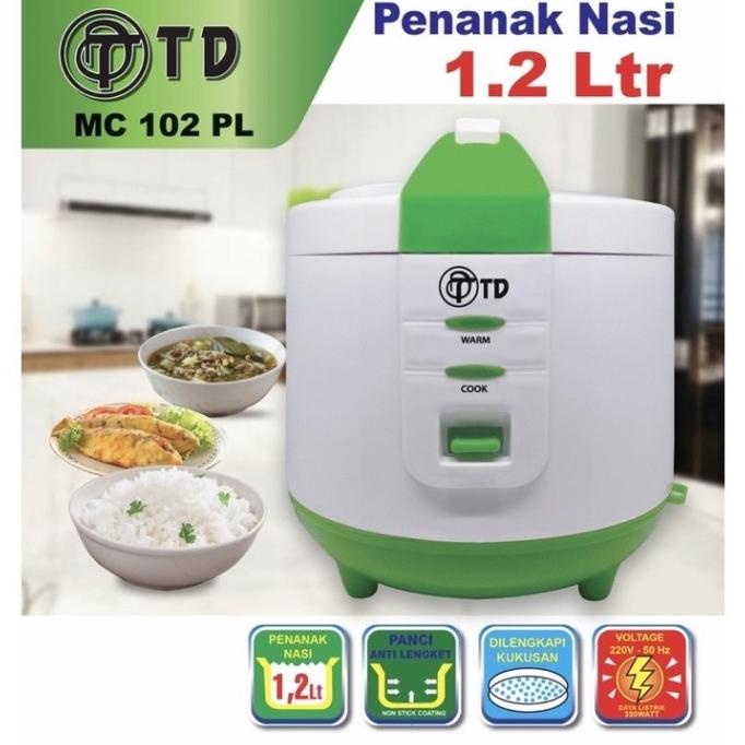 MAGICOM RICE COOKER TD 1,2 1,8 LITER / PENANAK NASI TD 1,2 1,8 LITER barang sale