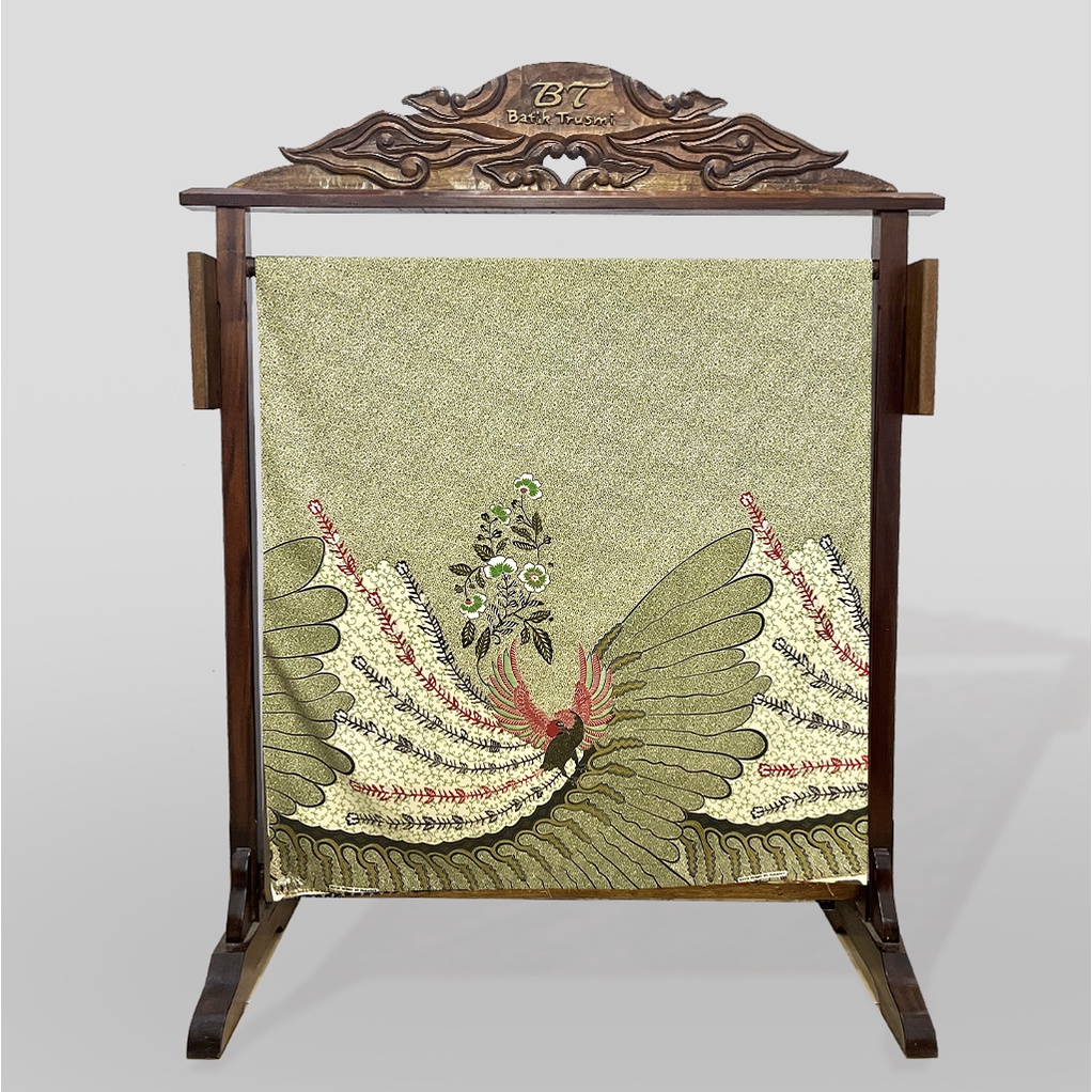 BATIK TRUSMI Bahan Kain Batik Meteran Bahan Dobi Warna Hijau Mint Cocok Untuk Seragaman