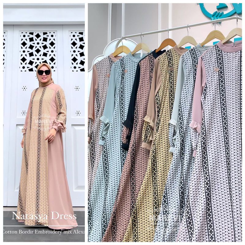 NATASYA DRESS MAREVI/MAREVI DRESS/GAMIS JUMBO/GAMIS PREMIUM