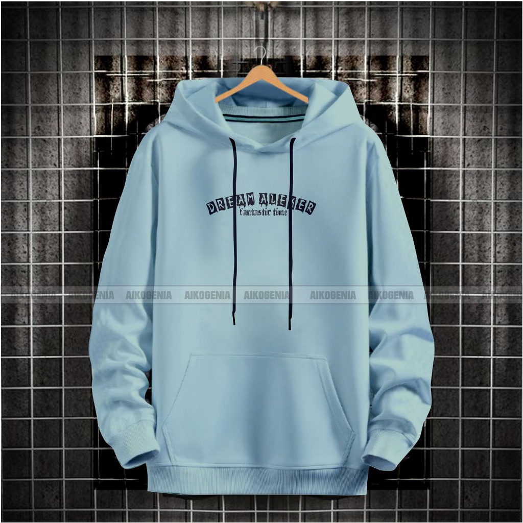 Sweater hoodie pria DREAM ALEKER terbaru / hoodie pria kekinian kwalitas distro