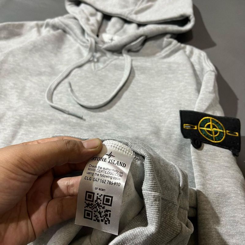 -FRMNSH- HOODIE STONE ISLAND ABU FULL TAG LABEL CASUAL HYPE