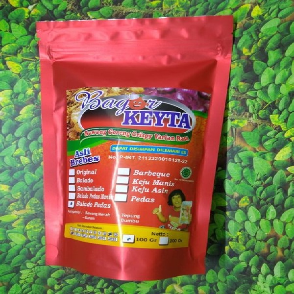 BAWANG GORENG BREBES ASLI 100GR POUCH FRIED ONIONS HALAL