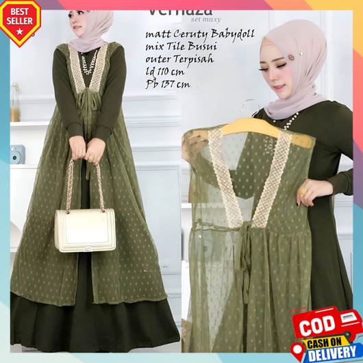 Gamis Dewasa Elegan Games Lebaran 2023 Model Terbaru Longdres Wanita Simpel Games2021 Seragam Abaya 